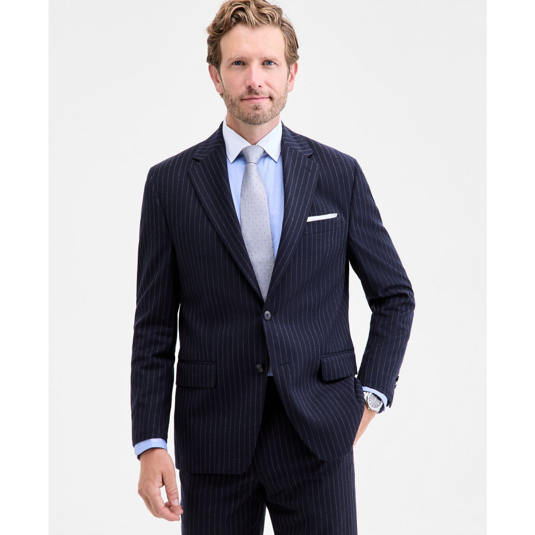 Veste de Costume 'Classic Fit Pinstripe Separate' pour Hommes