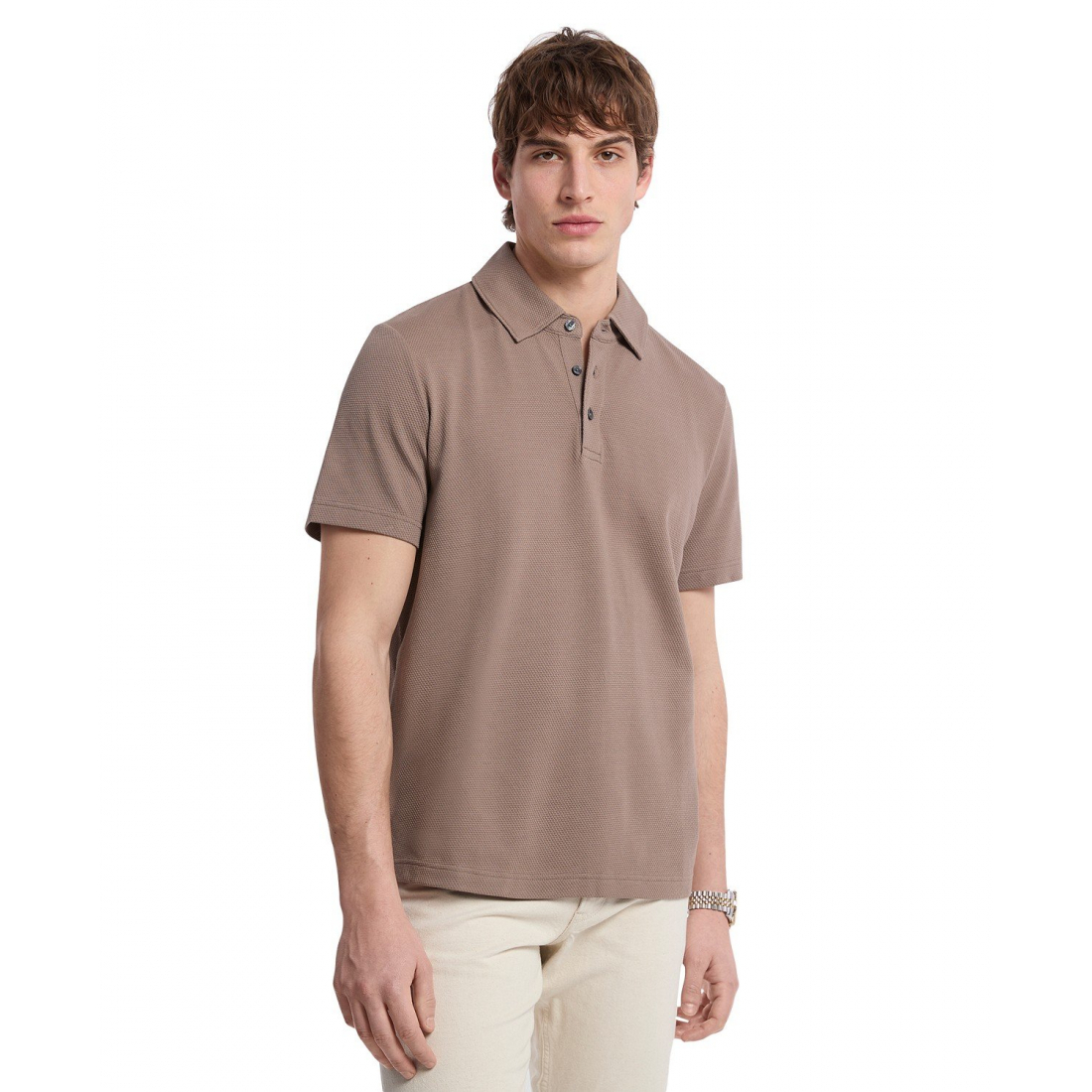 Polo 'Bubble Knit' pour Hommes