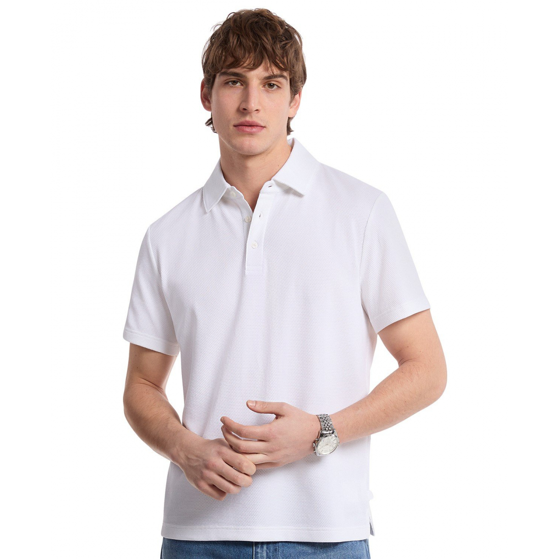 Polo 'Bubble Knit' pour Hommes