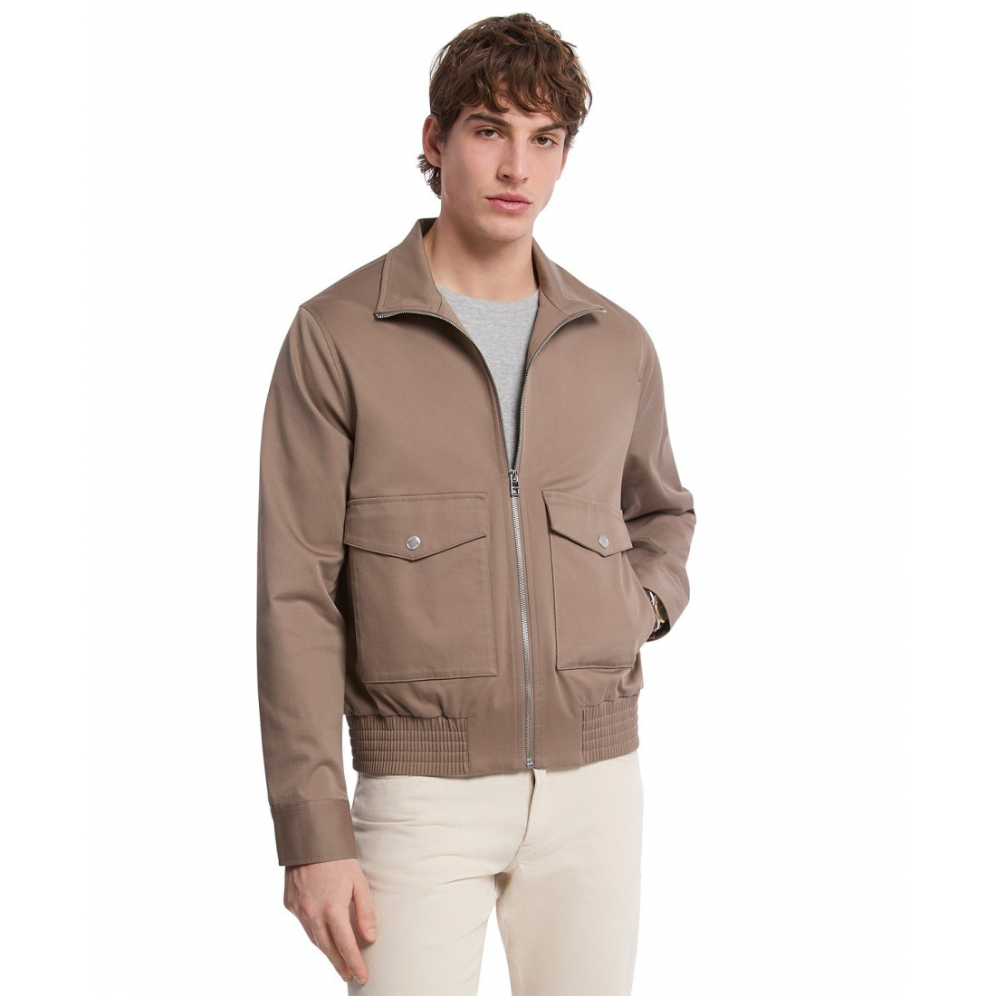 Men's 'Lightweight Long Sleeve Zip-Front Harrington' Jacket
