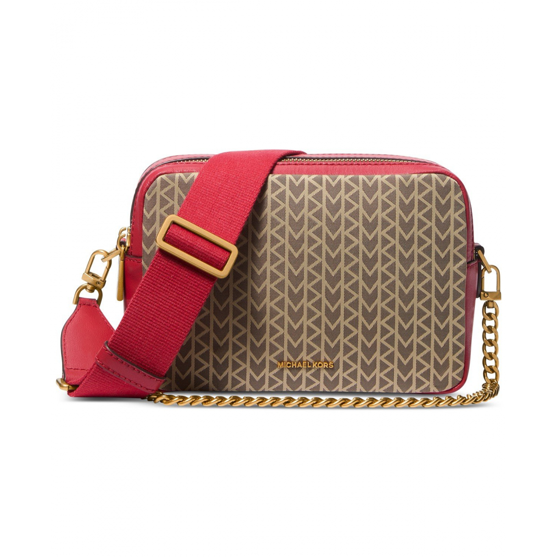 Women's 'Bryant Medium Double-Zip Chain' Crossbody Bag