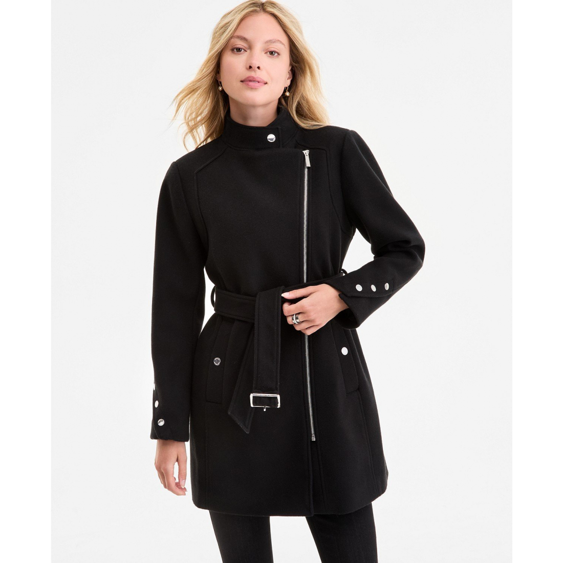 Manteau à ceinture 'Asymmetric' pour Femmes