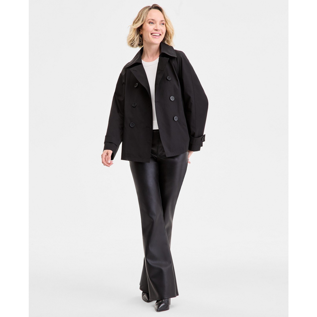 Trench 'Short Double-Breasted' pour Femmes