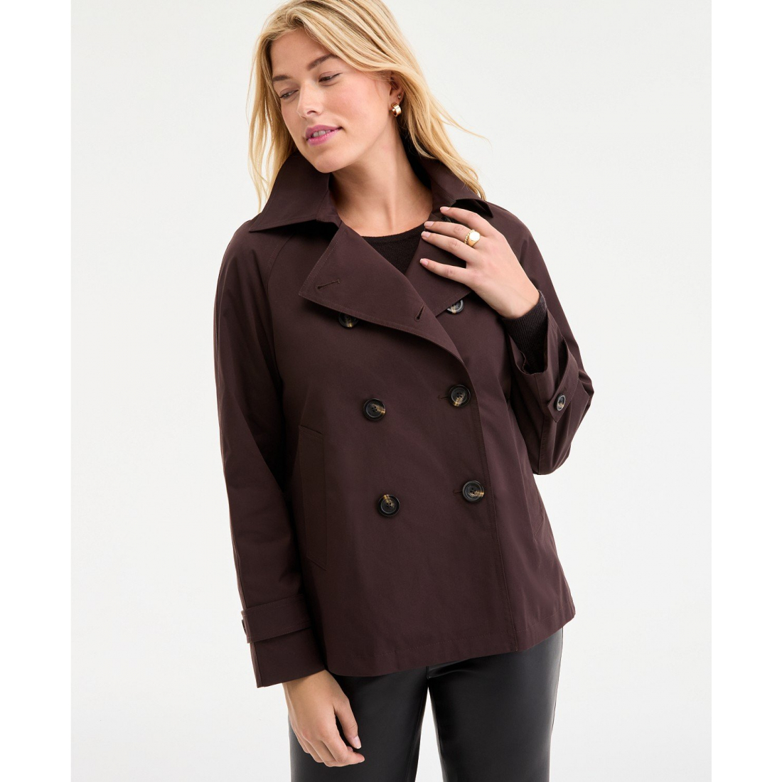 Trench 'Short Double-Breasted' pour Femmes