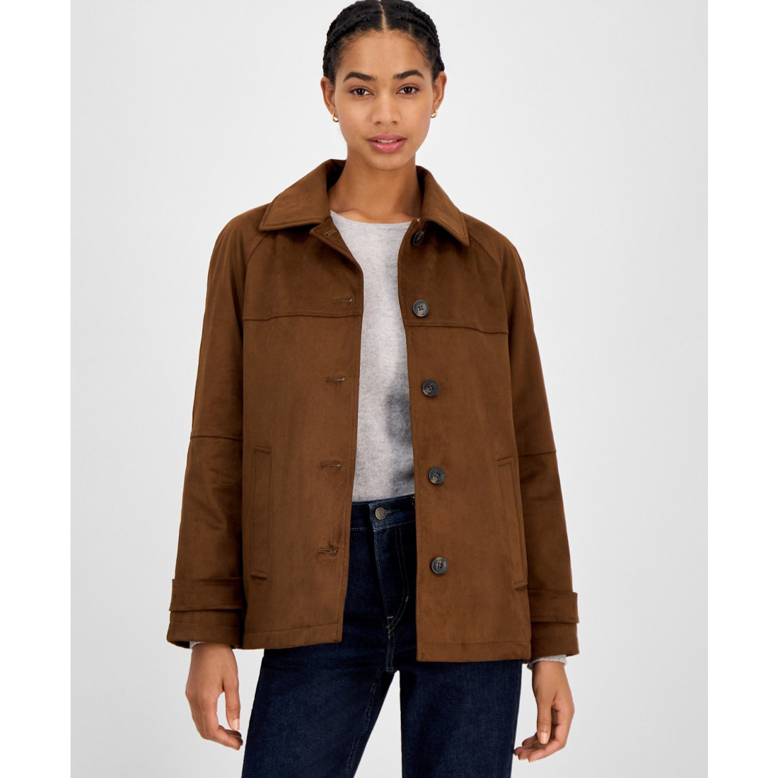 Veste 'Faux-Suede' pour Femmes