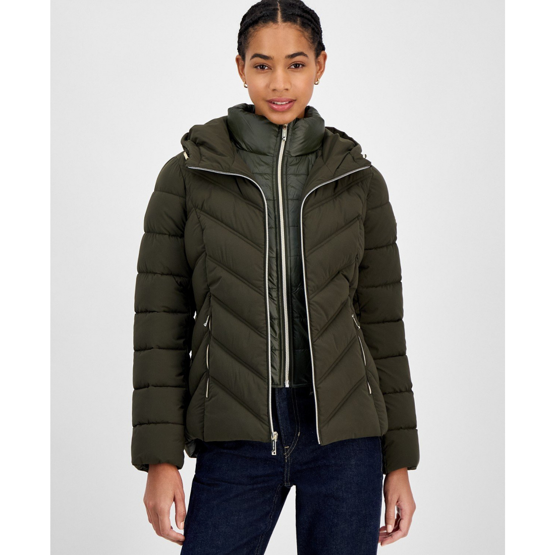 Veste matelassée 'Hooded Bibbed Packable' pour Femmes