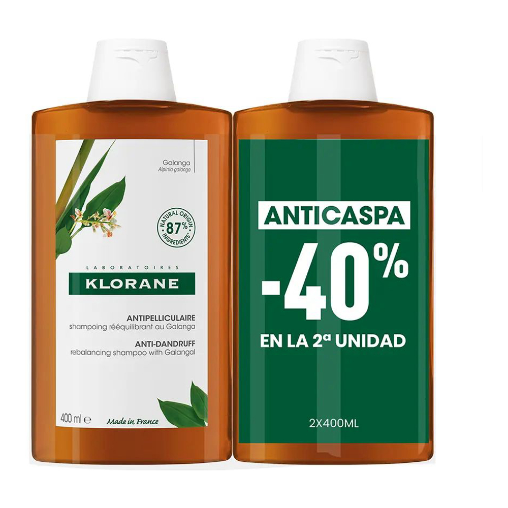 'Rééquilibrant Au Galanga' Shampoo - 400 ml, 2 Pieces
