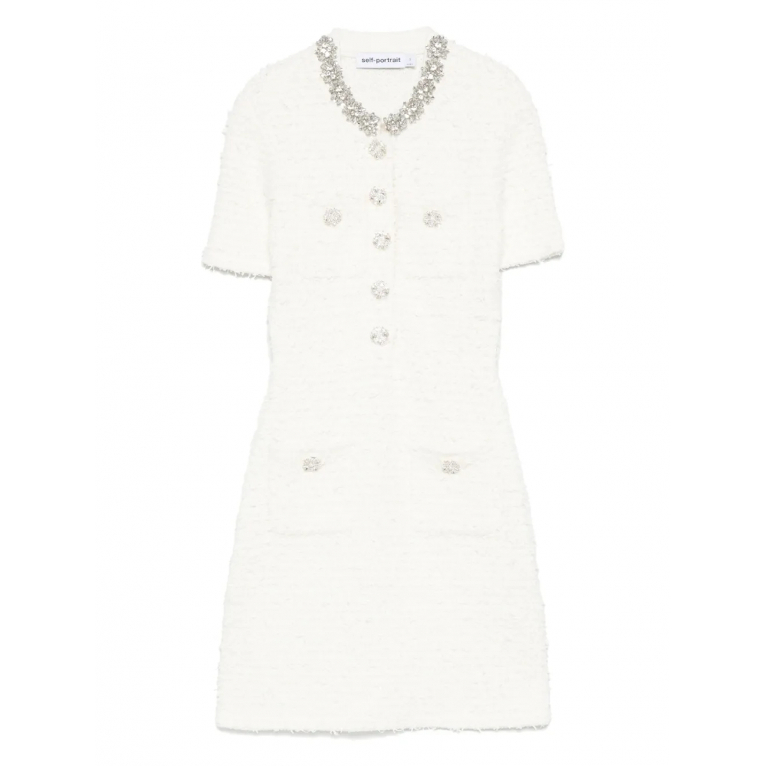 Women's 'Embellished Button-Detailed' Mini Dress