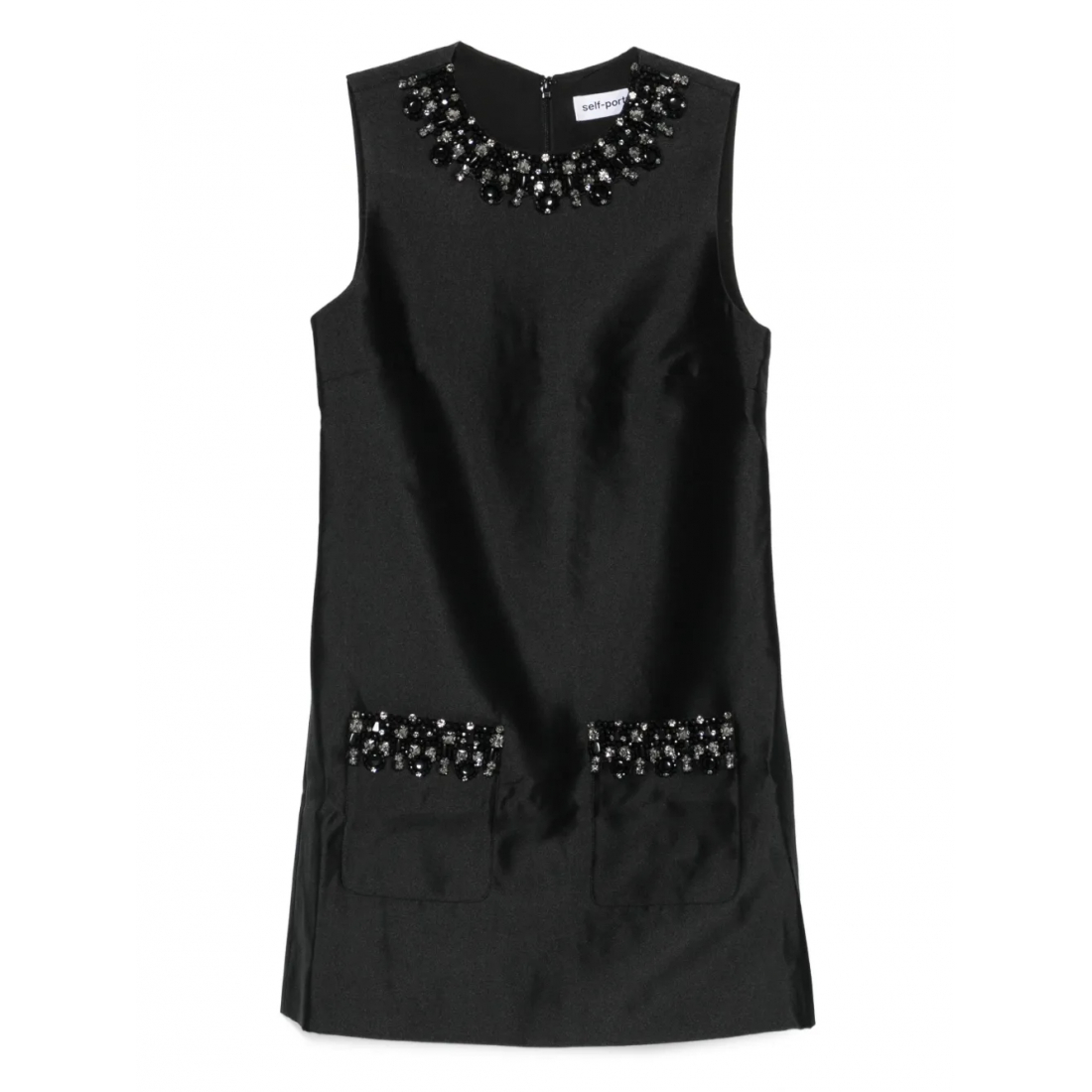 Robe mini 'Embellished-Pocket' pour Femmes