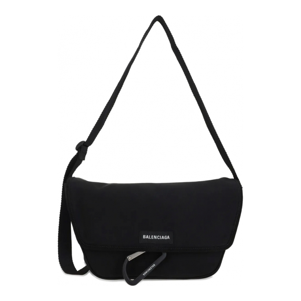 Men's 'Logo-Patch' Messenger Bag