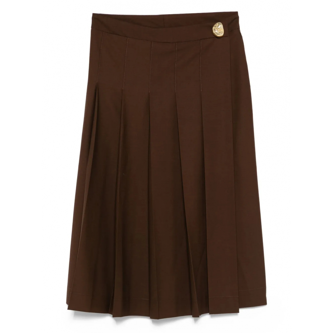 Jupe Midi 'Pleated' pour Femmes