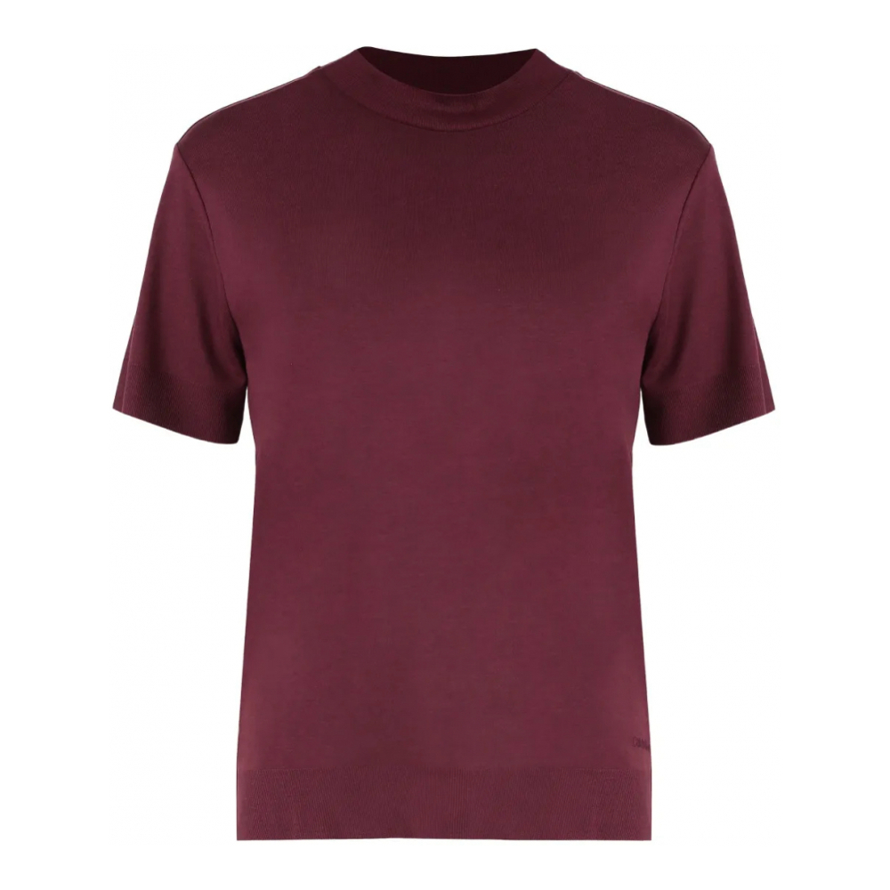 T-shirt 'Ribbed-Edge' pour Femmes