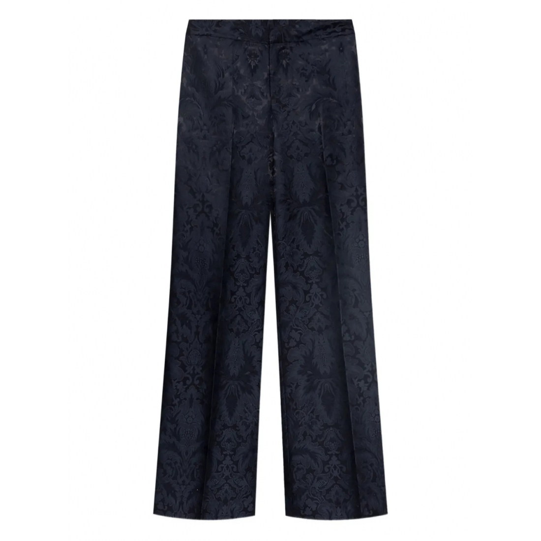 Pantalon 'Damask-Pattern Straight' pour Femmes