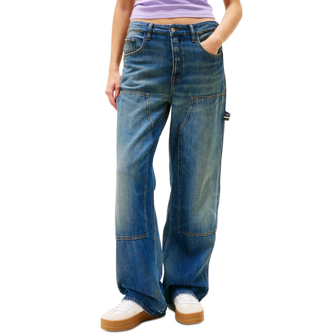 Jeans 'Mia Cotton Mid-Rise Relaxed Straight Carpenter' pour Femmes