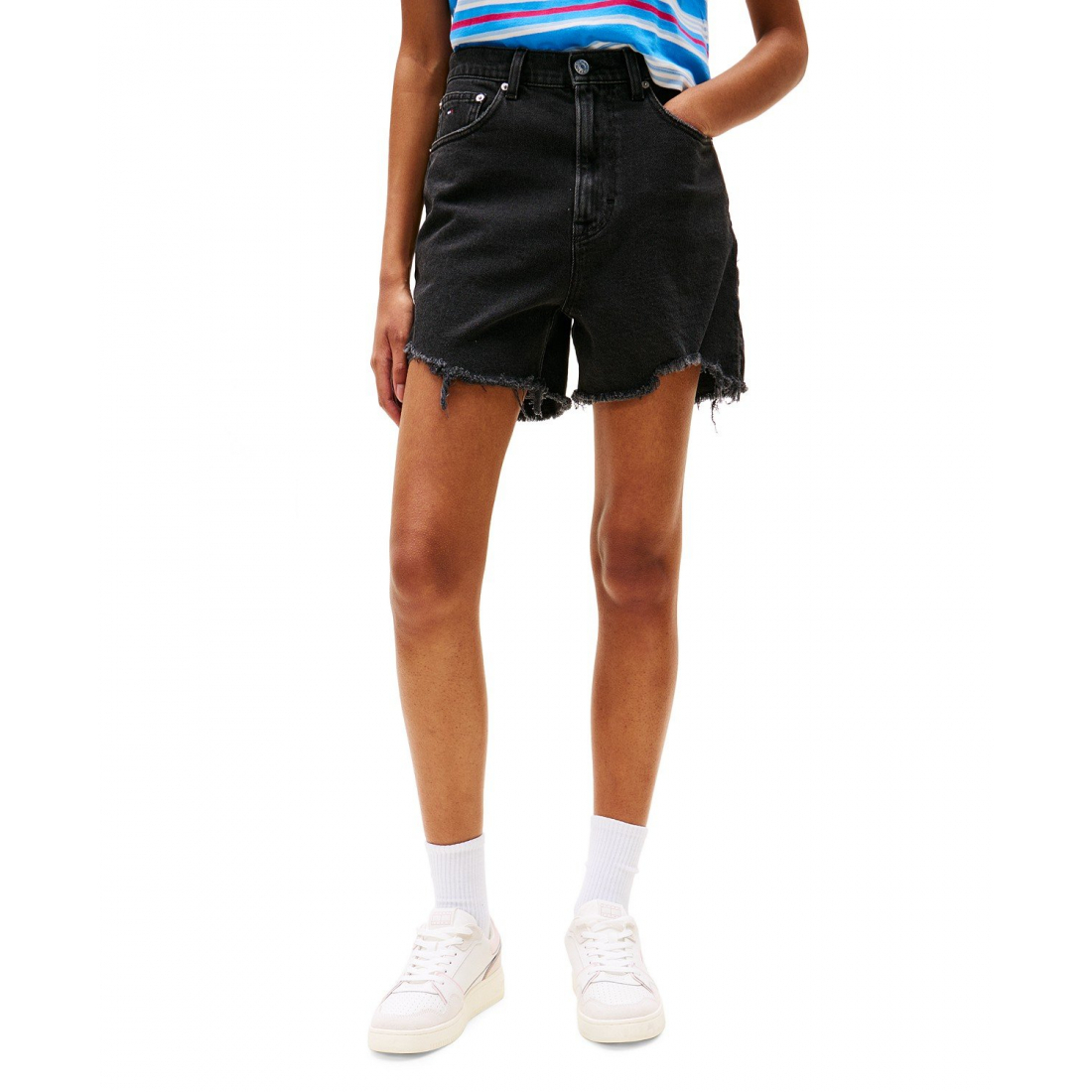 'Mom Cut-Off' Jeansshorts für Damen