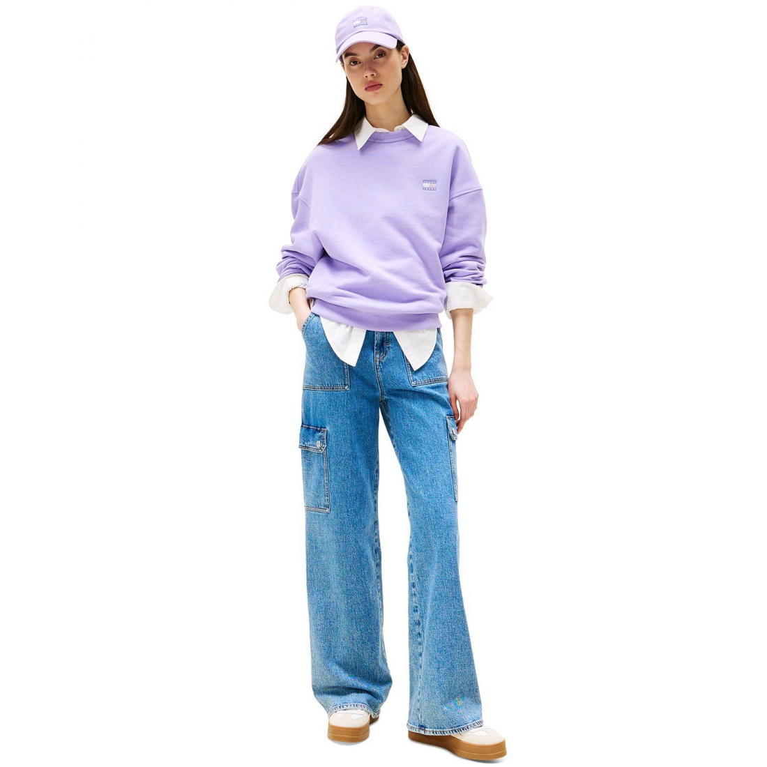 'Claire High-Rise Wide-Leg Cargo' Jeans für Damen