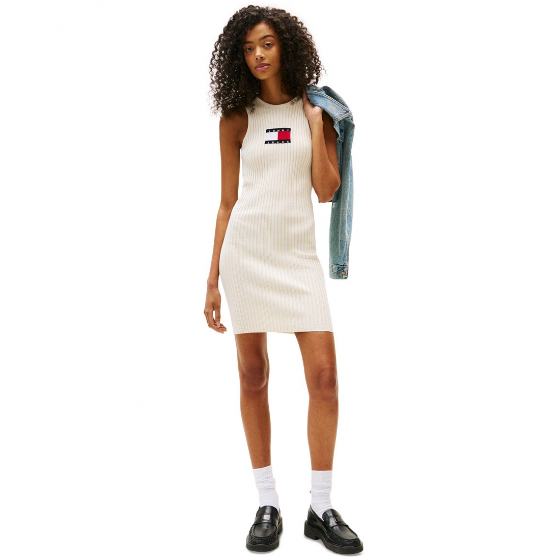 Robe mini 'Flag Graphic Sweater' pour Femmes