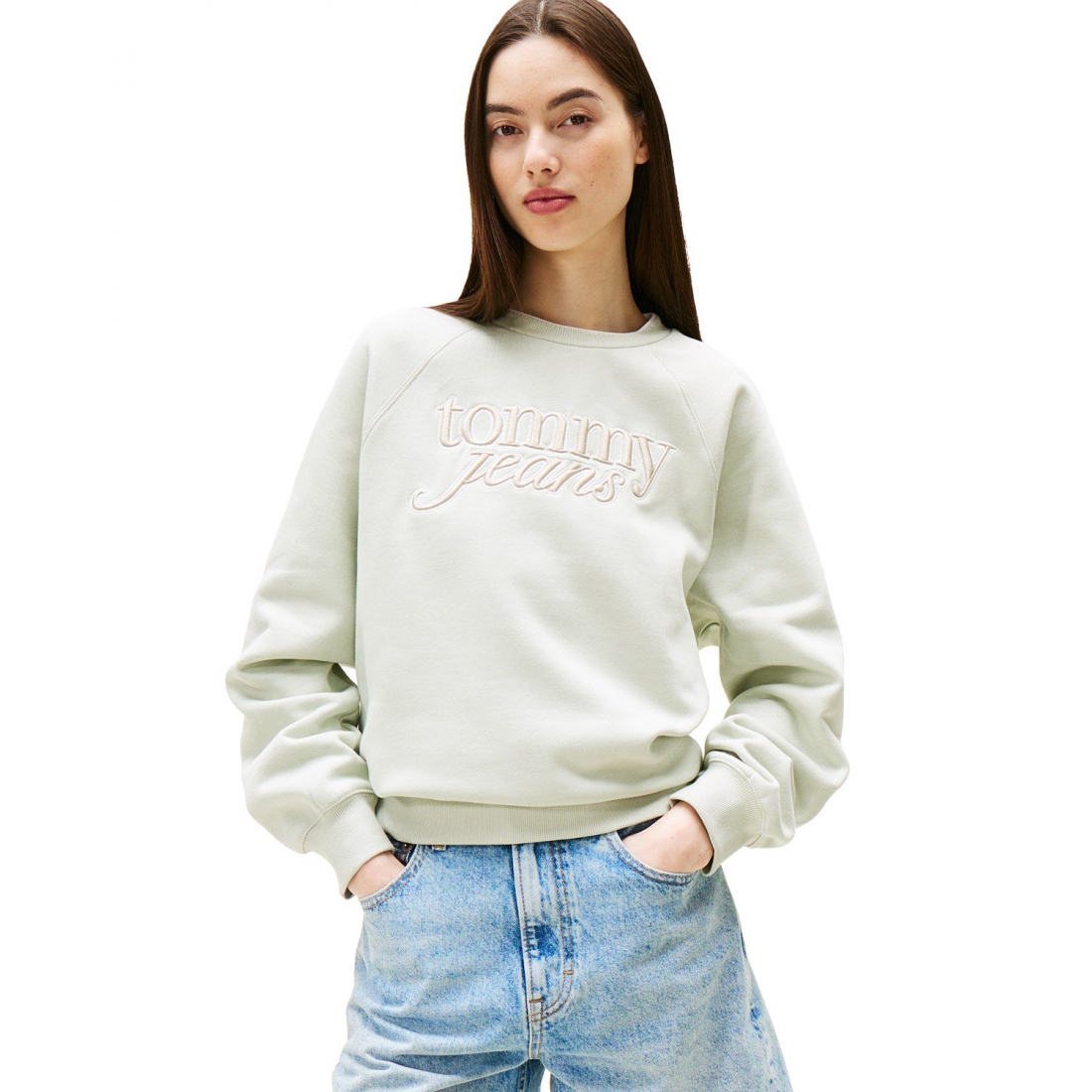 Sweatshirt 'Script Logo Crewneck' pour Femmes