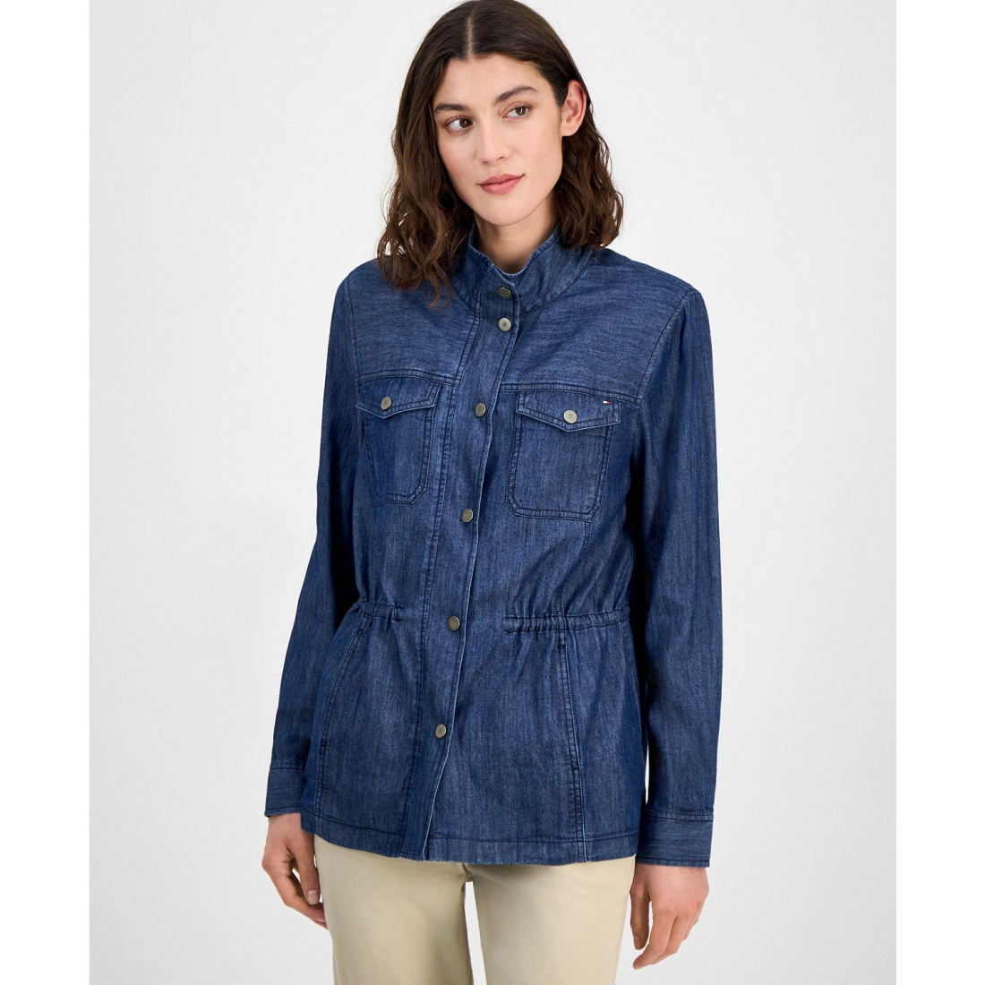 Surchemise 'Snap-Front' pour Femmes