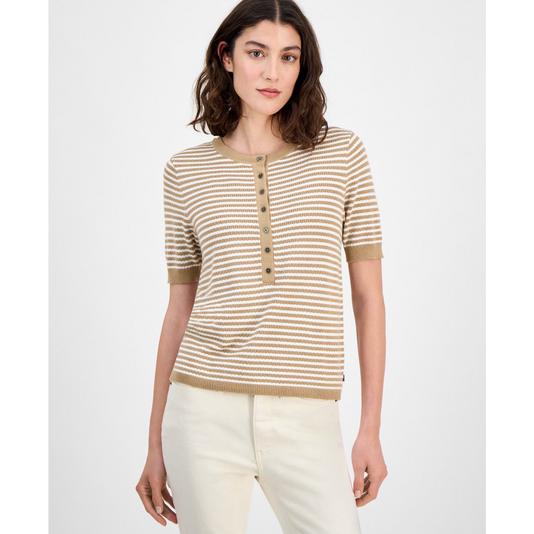 Henley 'Striped' pour Femmes