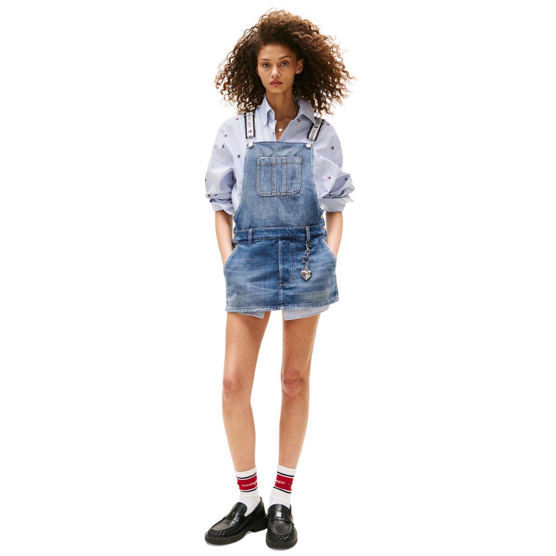 Robe en jean 'Tommy Girl Denim Dungaree' pour Femmes