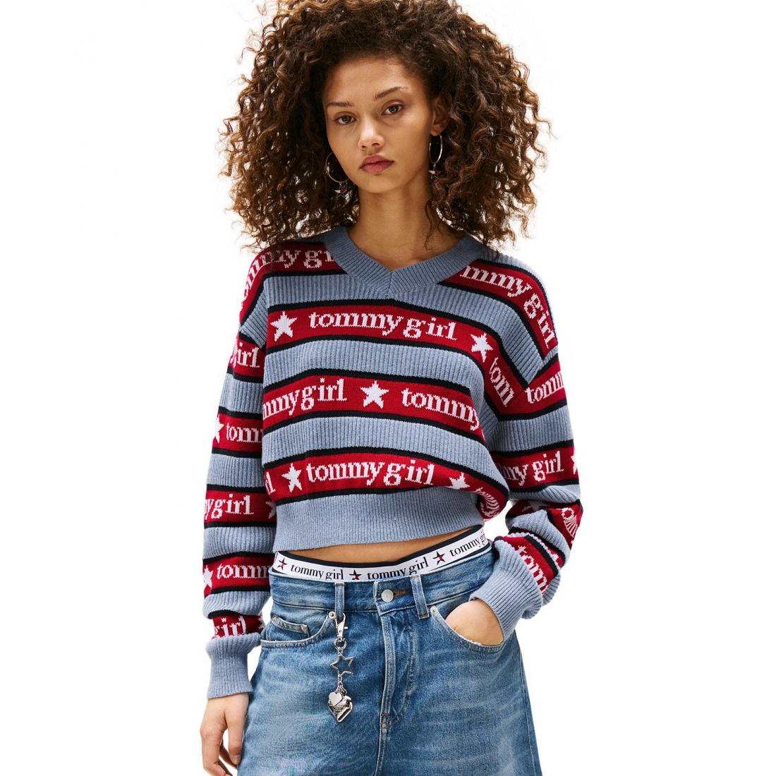 Pull 'Tommy Girl Striped' pour Femmes