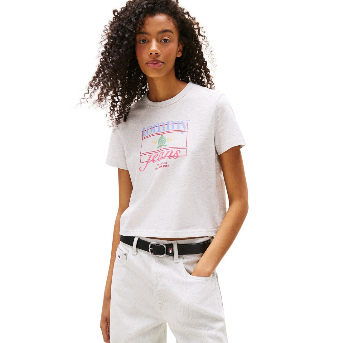 Women's 'Cotton Short-Sleeve Logo Crest' T-Shirt