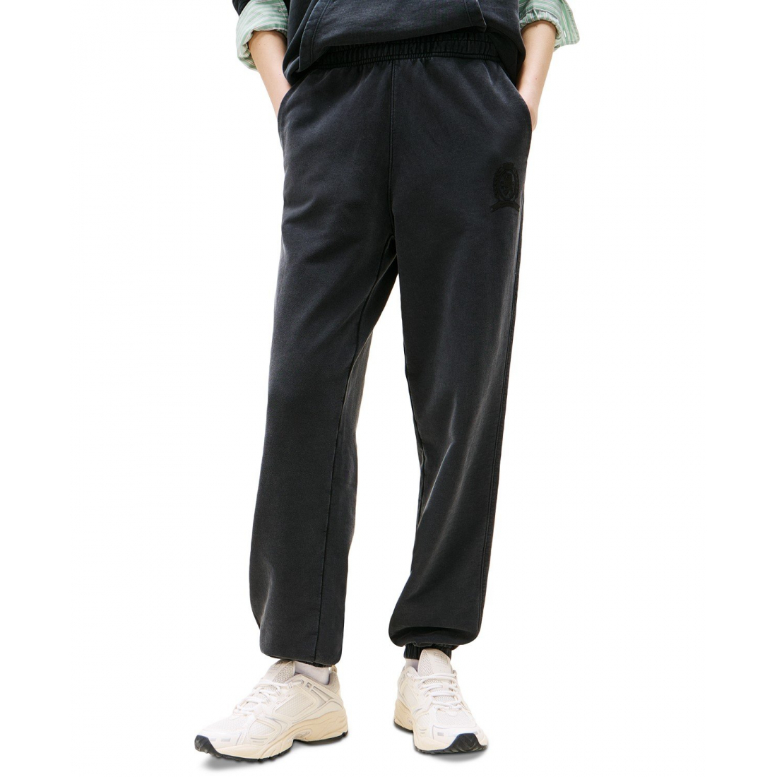 Jogging 'High-Rise Cotton Crest' pour Femmes