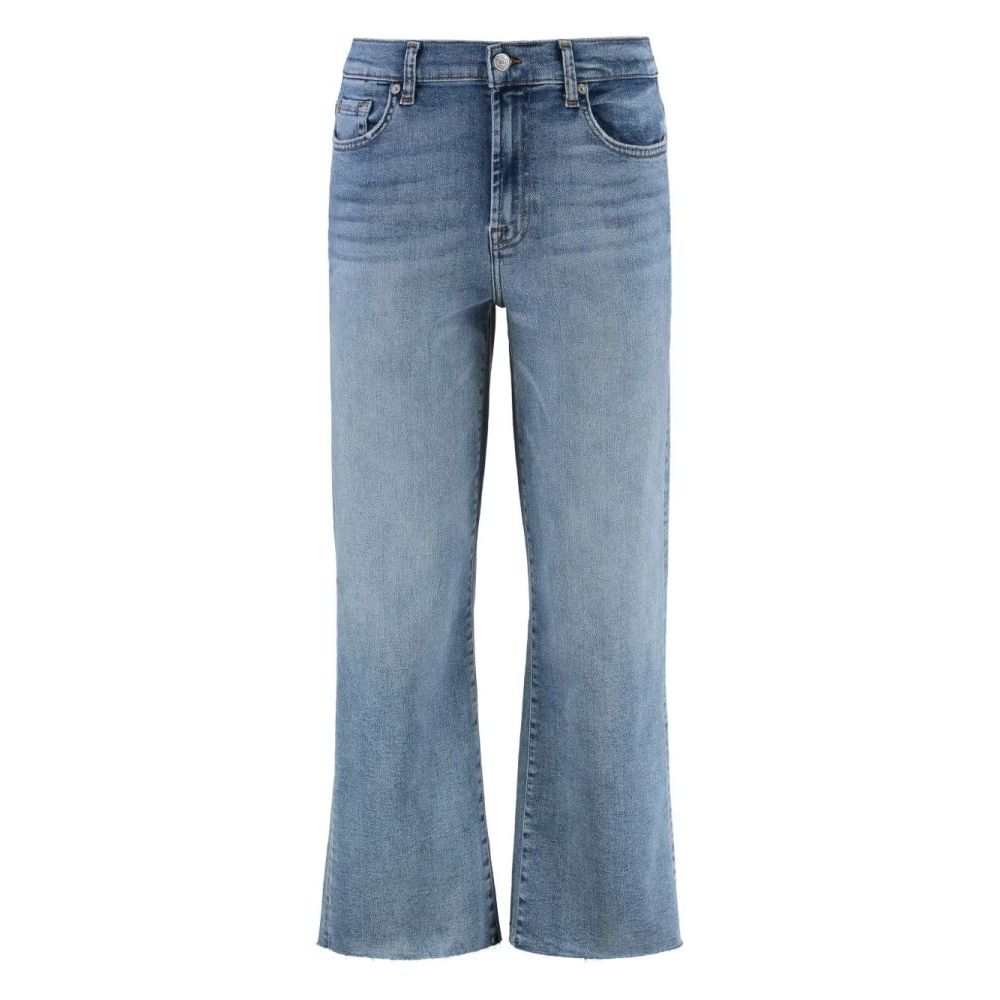 Jeans 'Alexa Frayed-Hem Cropped Bootcut' pour Femmes