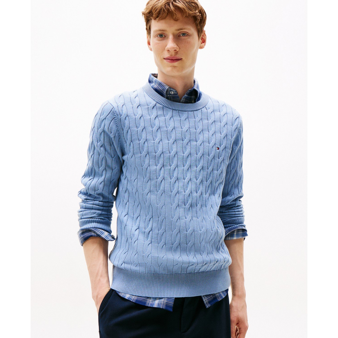 Pull 'Classic Cable Crewneck' pour Hommes