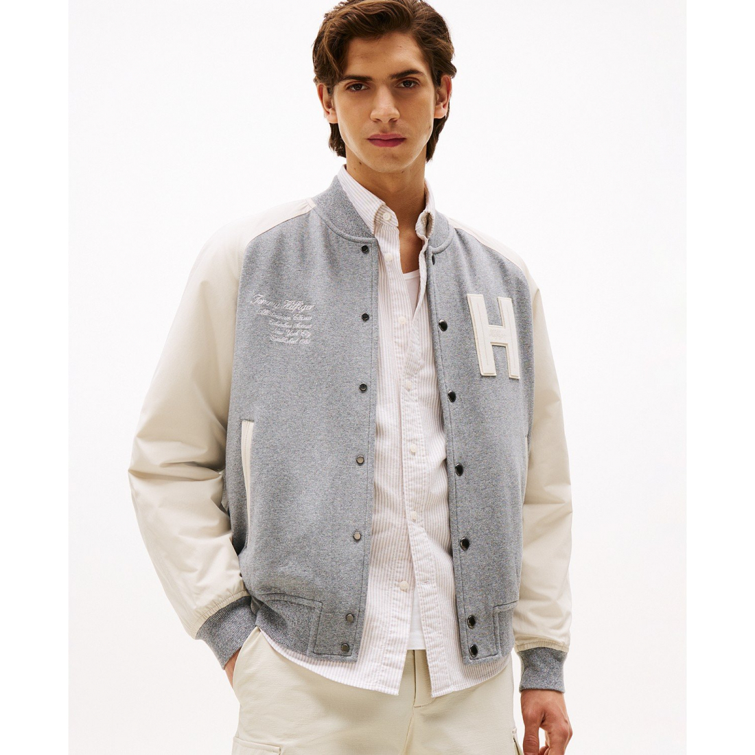 Blouson bomber 'Varsity Logo' pour Hommes