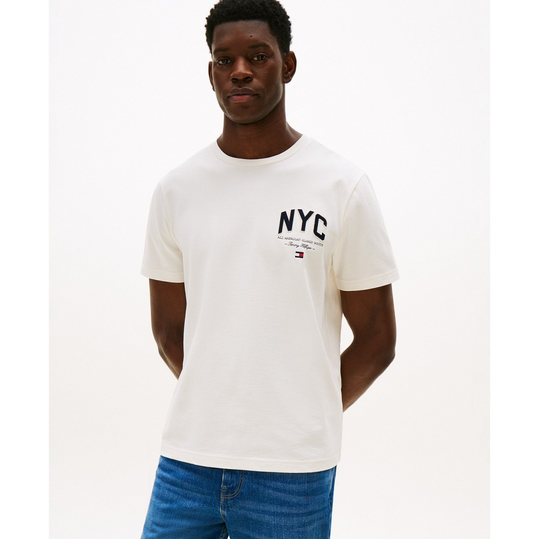 T-shirt 'Embroidered NYC Logo' pour Hommes