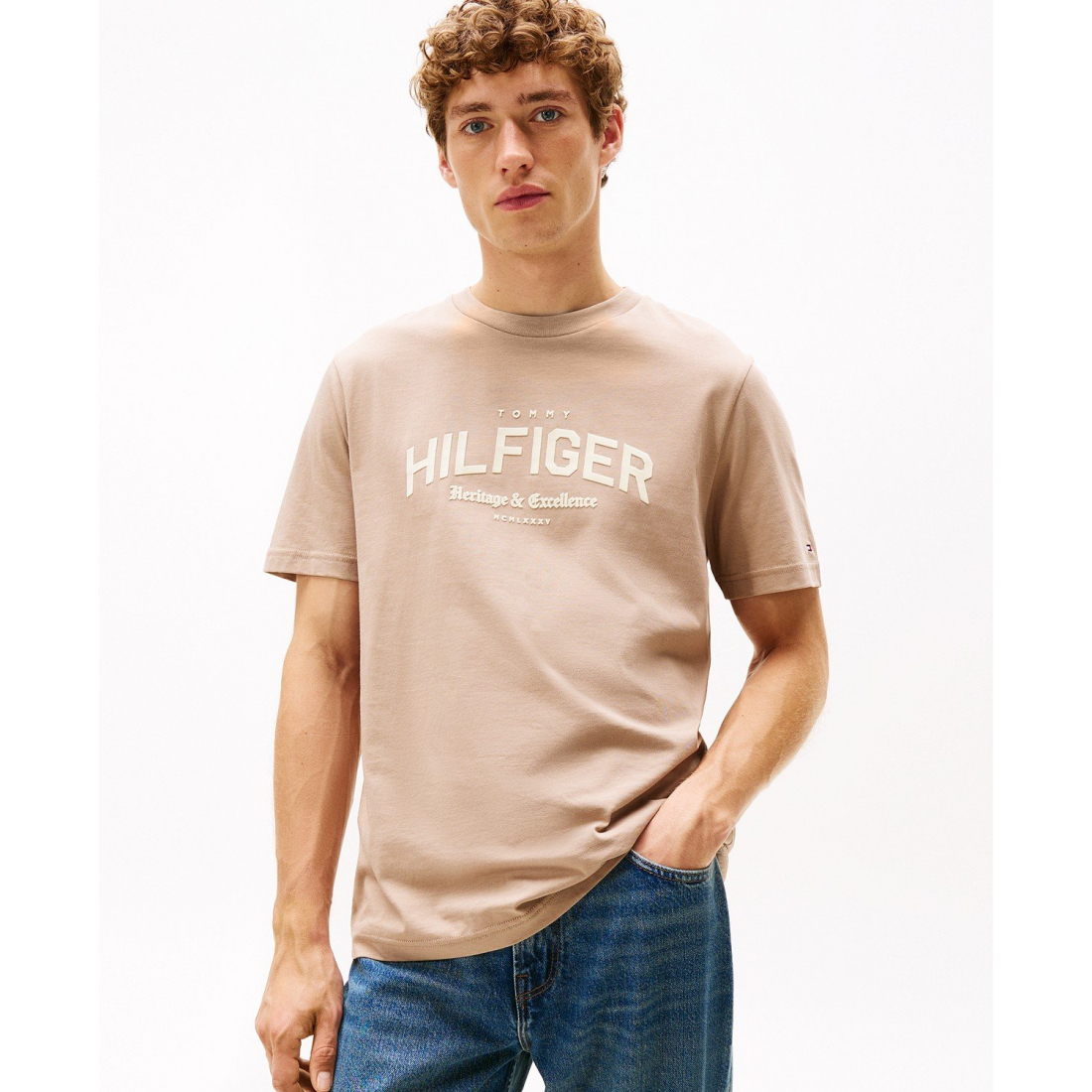 T-shirt 'Hilfiger Arch Graphic' pour Hommes