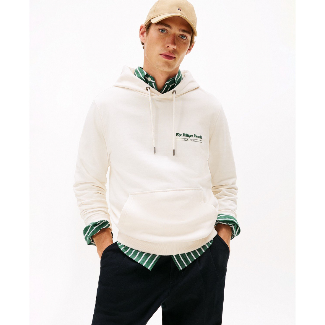 Sweatshirt à capuche  'Herald Graphic' pour Hommes