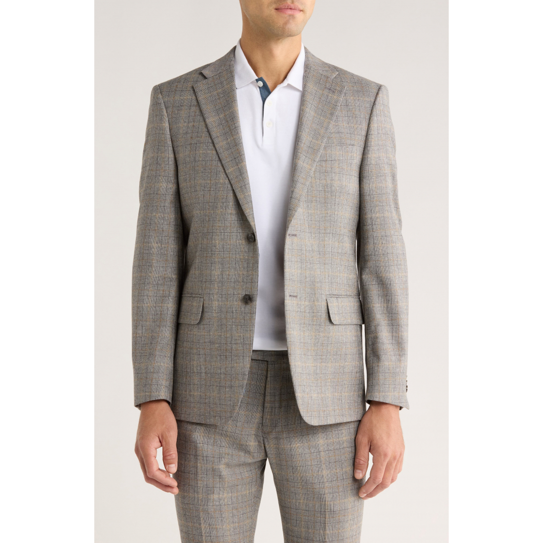 Blazer 'Plaid Wool' pour Hommes
