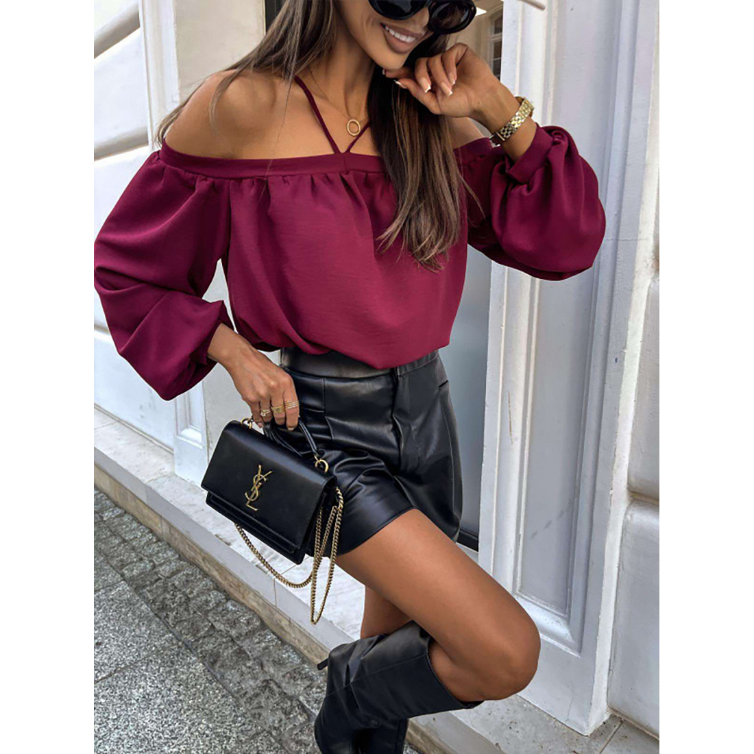 Haut à épaules dénudées pour Femmes