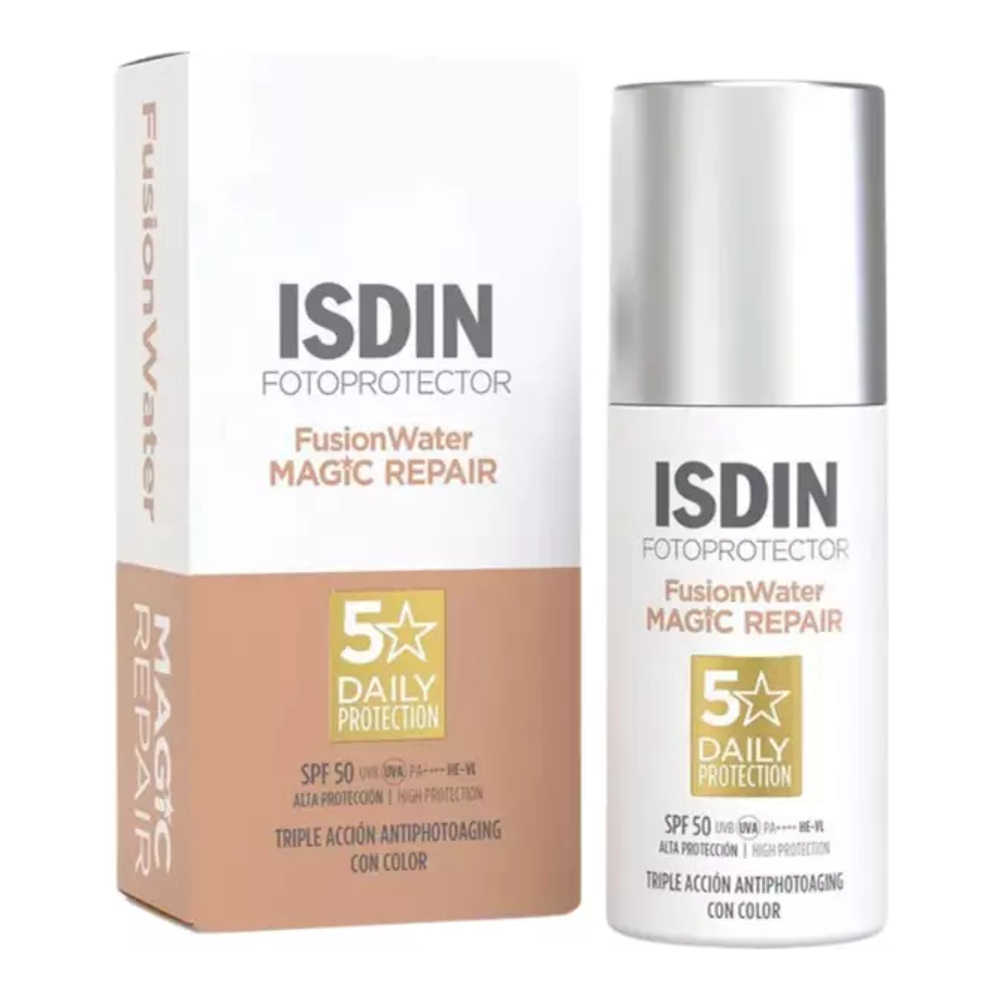 'Fotoprotector Fusion Water Magic Repair SPF50' Tinted Sunscreen - 50 ml
