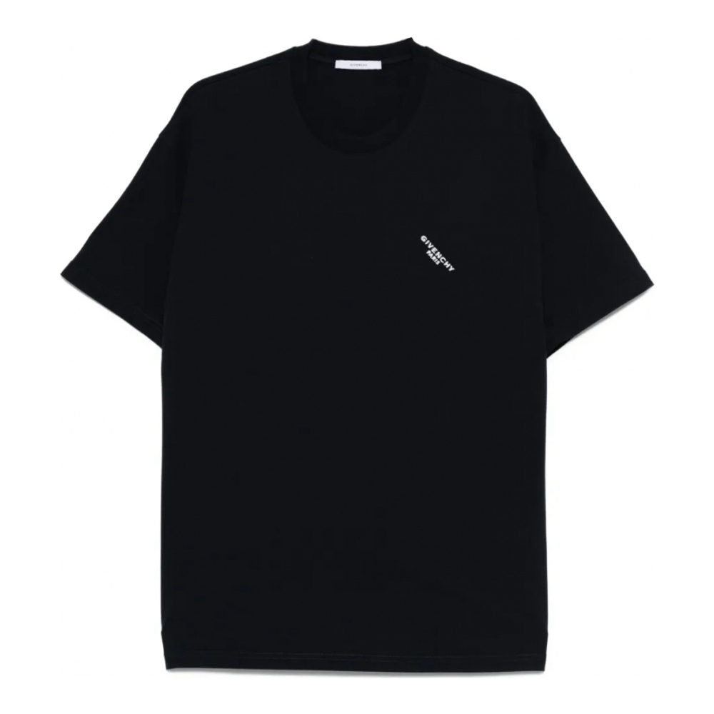 T-shirt 'Logo-Embroidered' pour Hommes