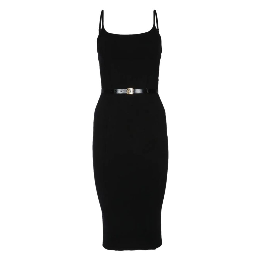 Women's 'Belted Knit' Midi Dress