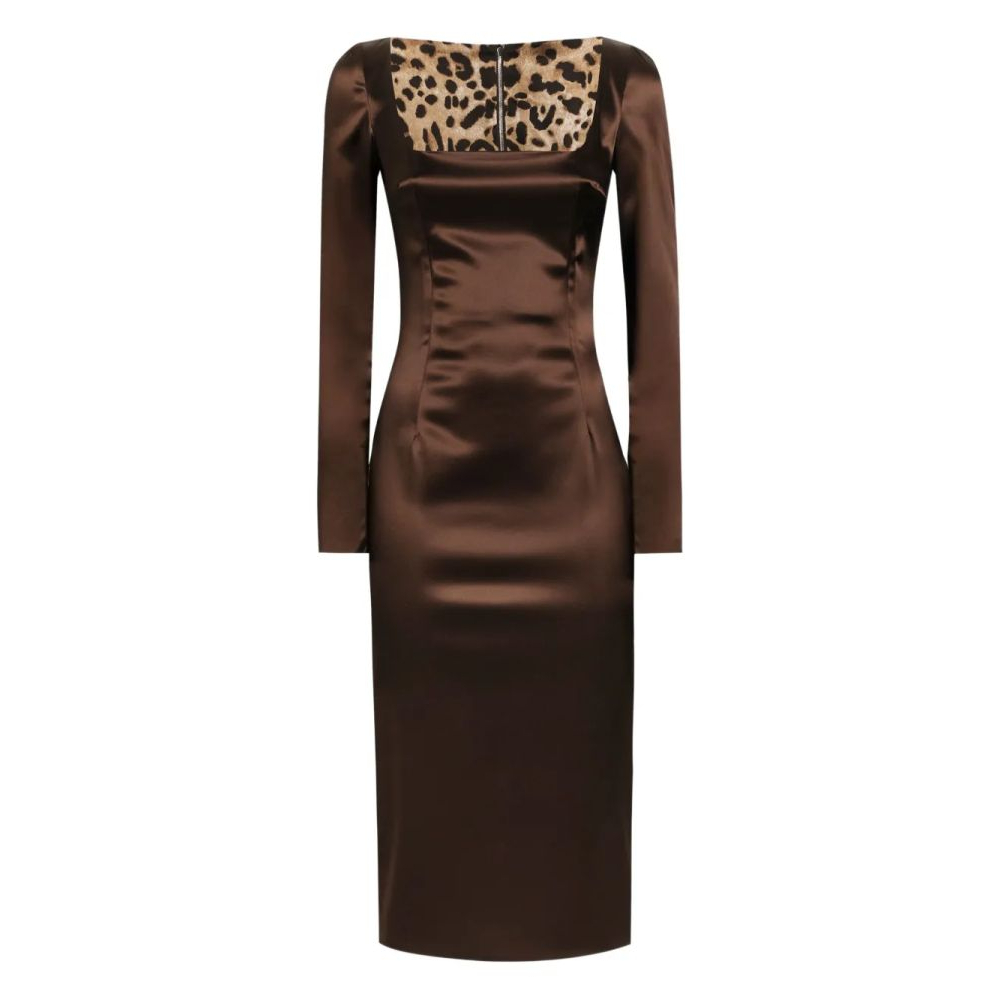Women's 'Square-Neck' Midi Dress
