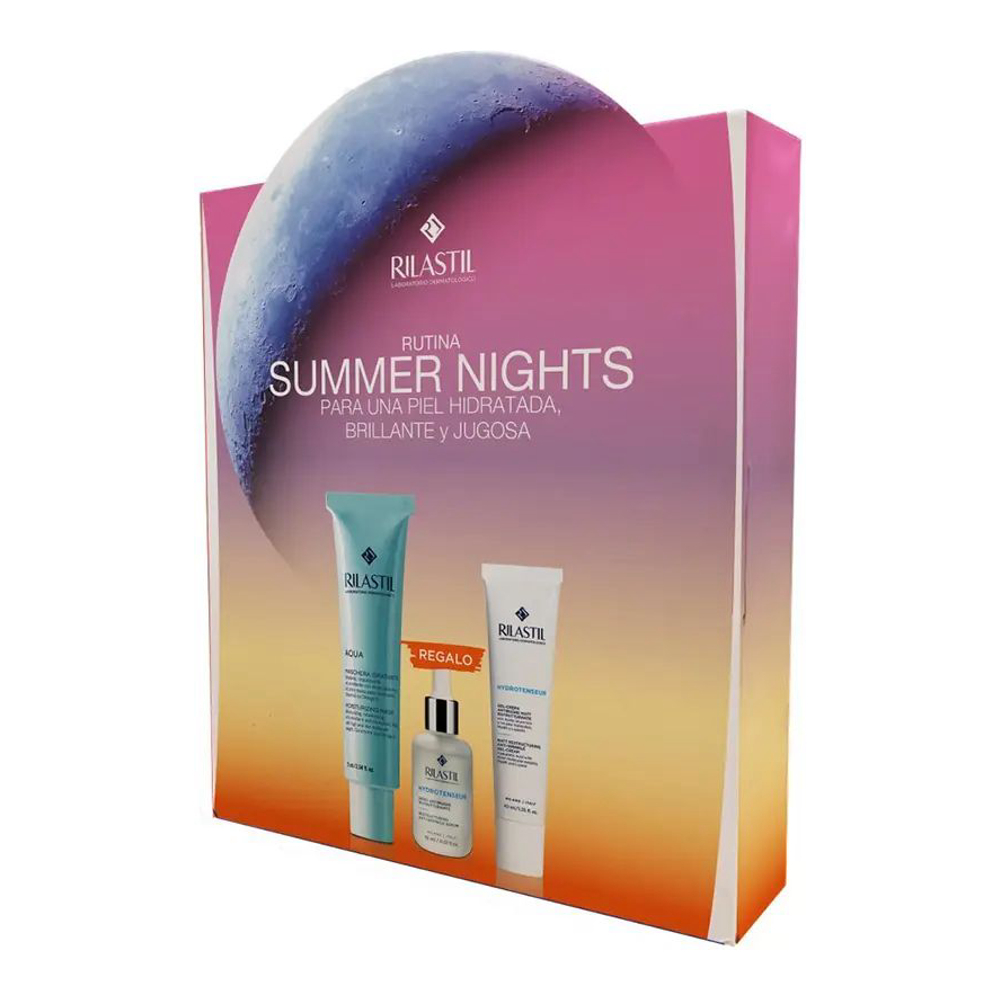 Coffret de soins de la peau 'Aqua Summer Nights' - 3 Pièces