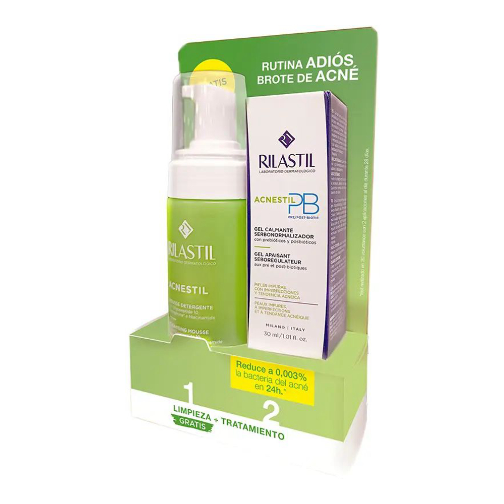 Coffret de soins de la peau 'Acnestil Goodbye Acne' - 2 Pièces