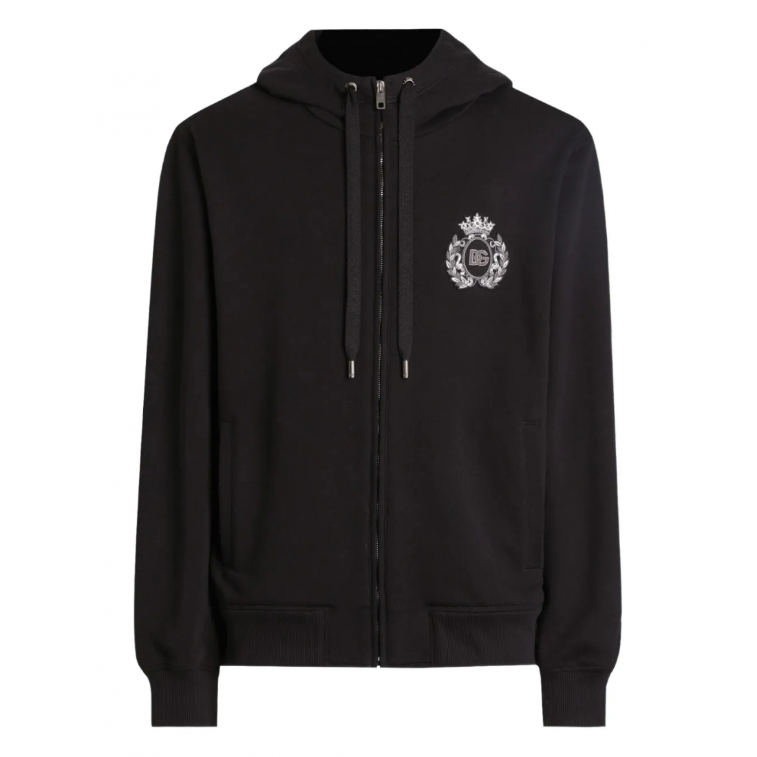 Men's 'Logo-Applqiué Zip-Up' Hoodie