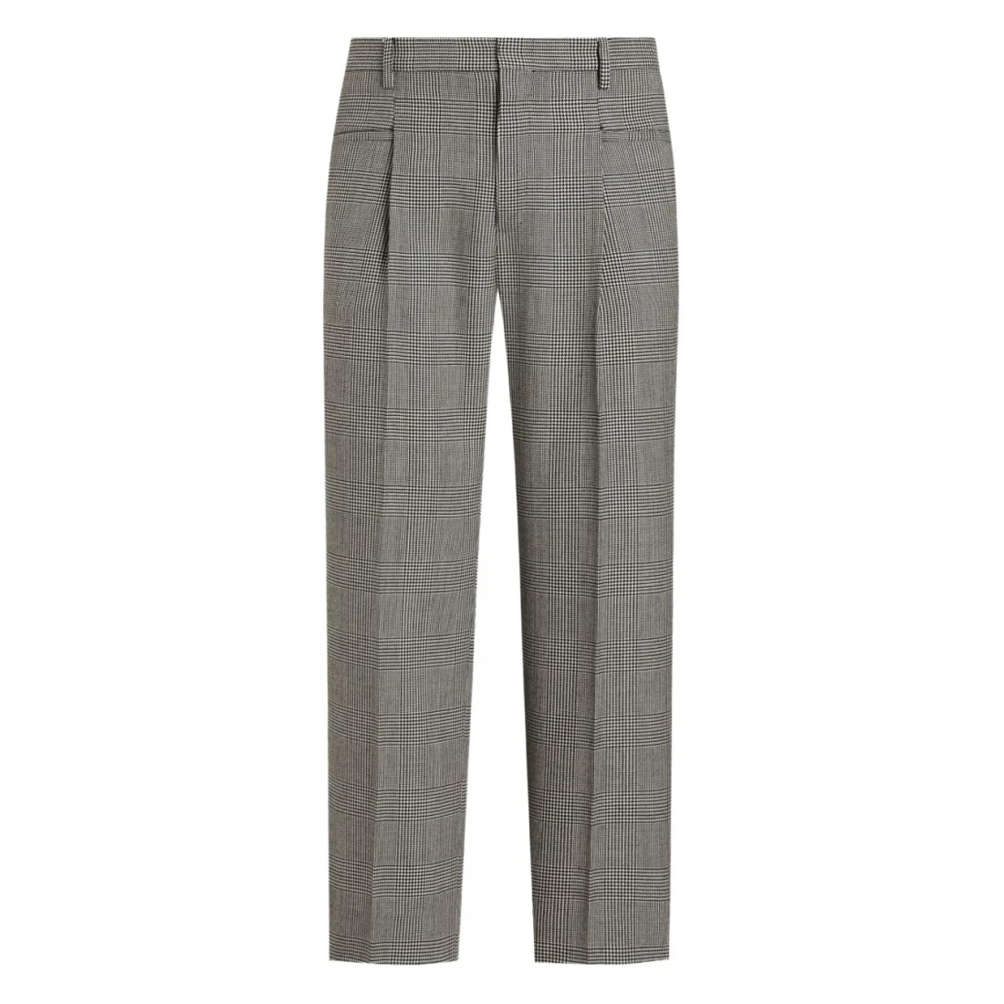 Pantalon 'Pleat-Detail Checked' pour Hommes