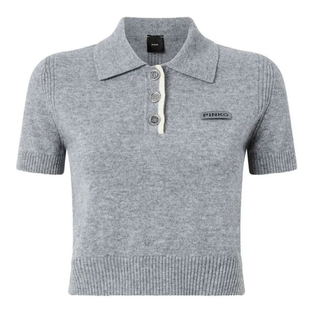 Top à manches courtes 'Polo' pour Femmes
