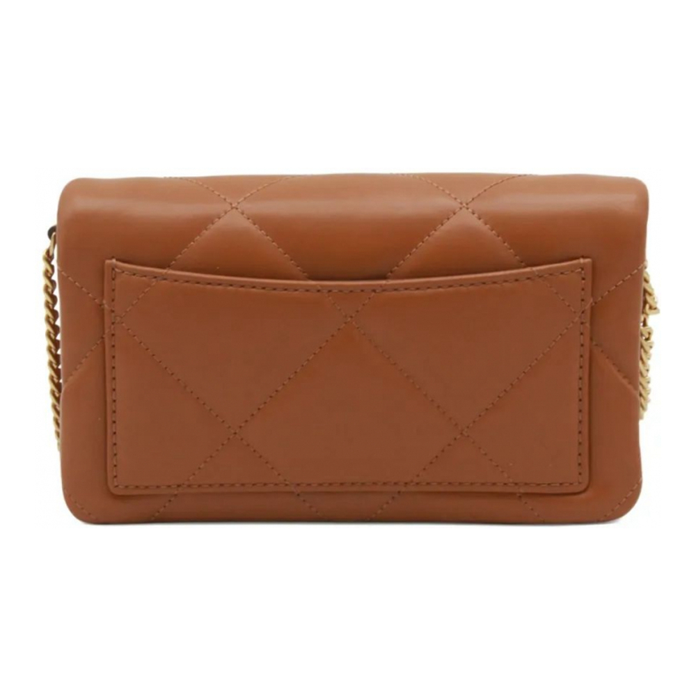 Women's 'Kira Diamond-Quilt Logo-Plaque' Crossbody Bag