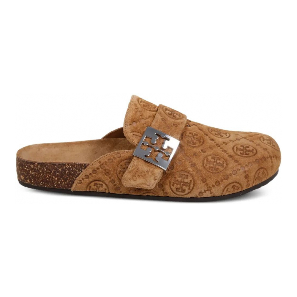 Chaussons 'Mellow Logo-Debossed Buckle' pour Femmes