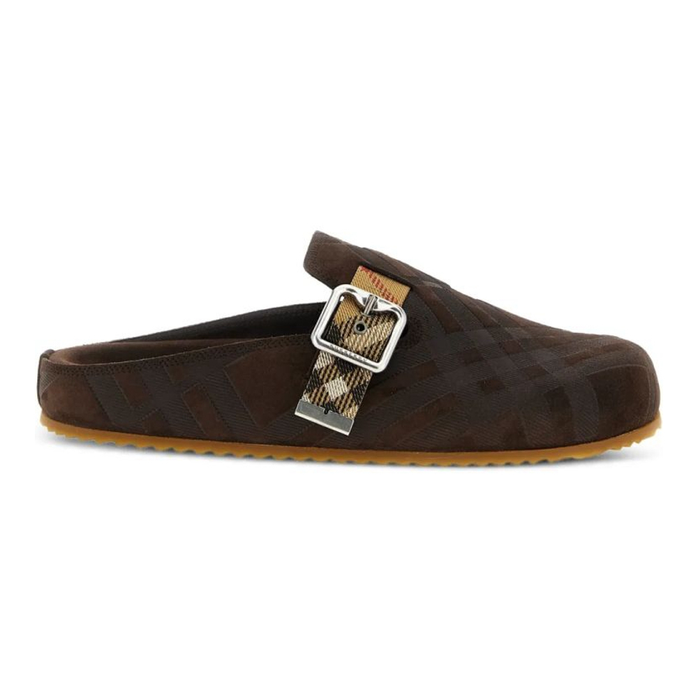 Mules 'Urchin Check-Pattern Buckled' pour Hommes