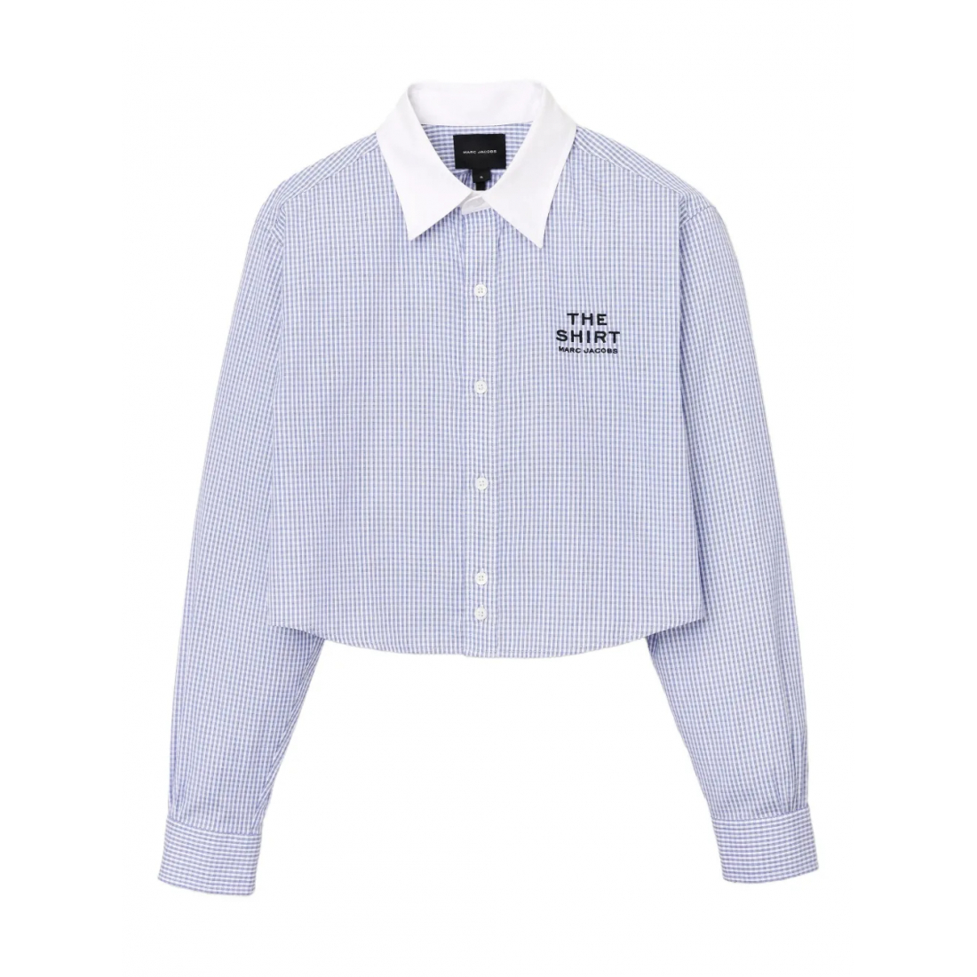 Chemise 'Gingham check cropped' pour Femmes