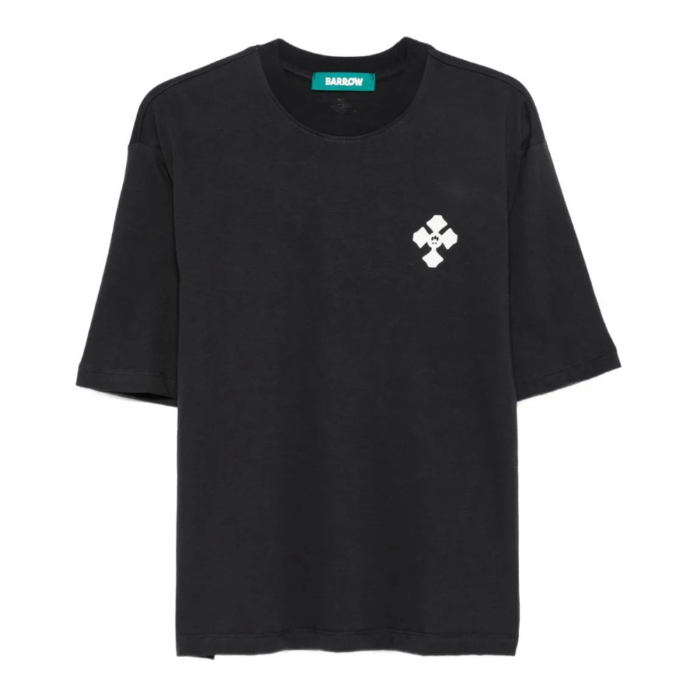 T-shirt 'Cross-Embellished' pour Hommes